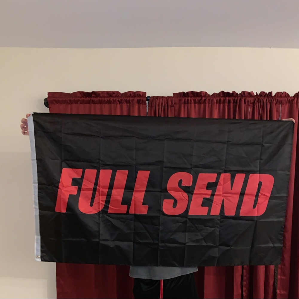 Full send nelk boys flag approximately 3x5ft